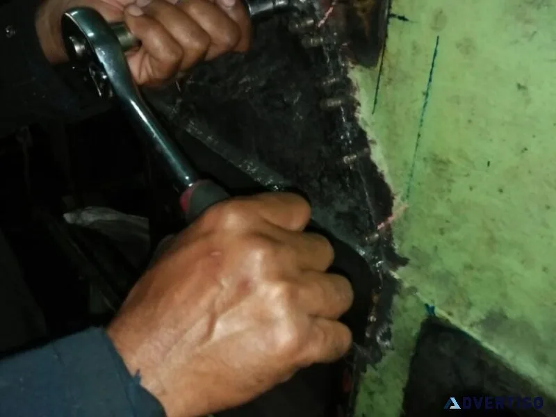 Onsite metal stitching for cast-iron crack repair | ra power