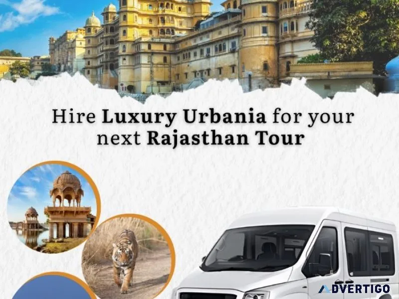 Best luxury urbania and tempo traveller hire jaipur