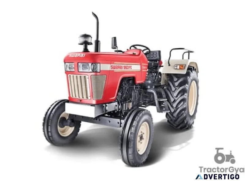 Swaraj 963 – the ultimate 60+ hp tractor for power and performa