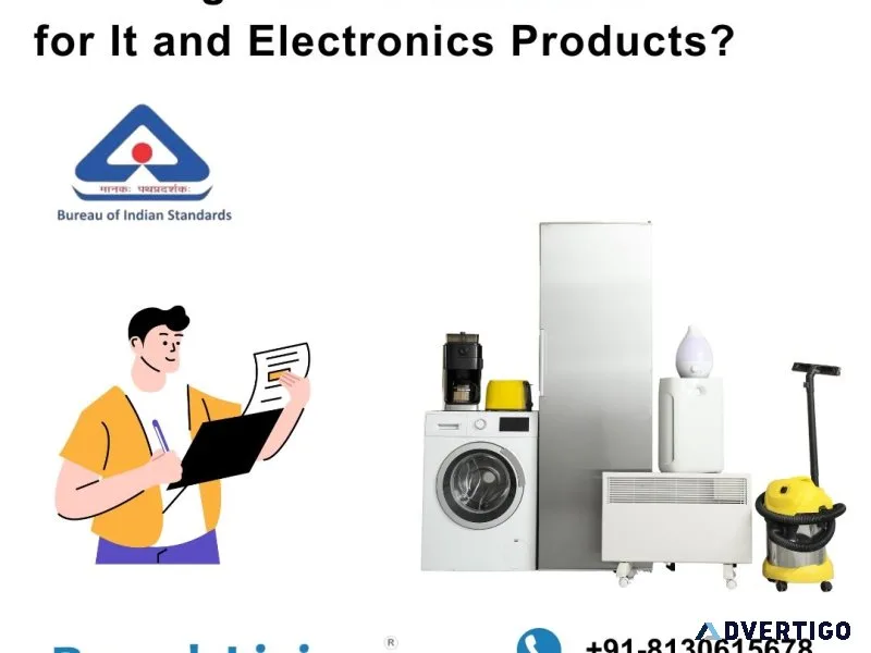 How to get bis certification in delhi for  electronics products?