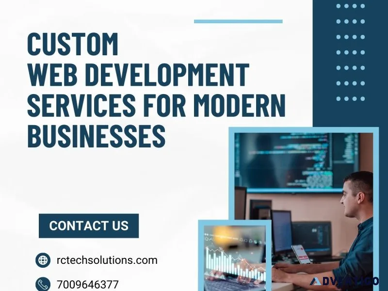 Custom web development services for modern businesses