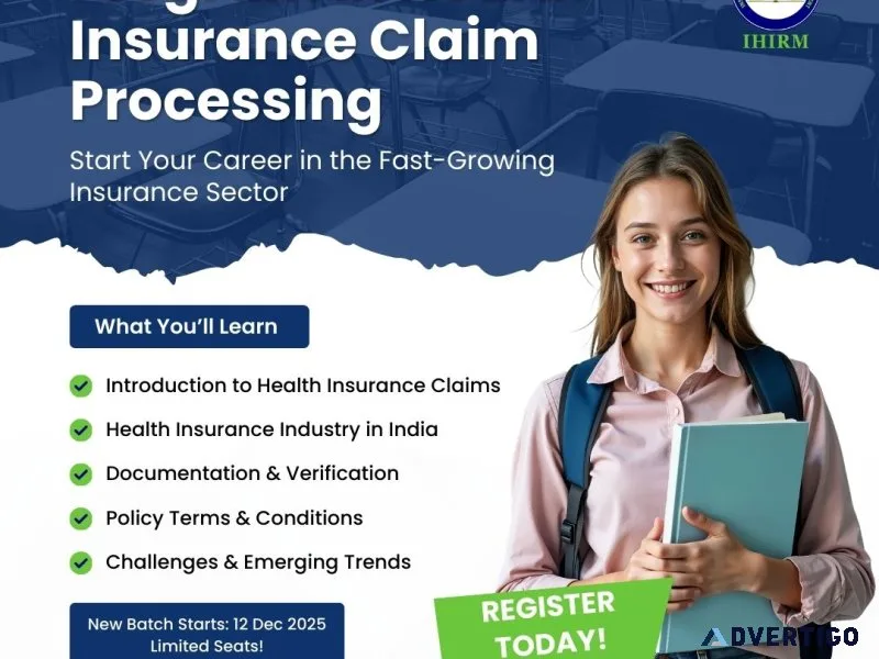 Program in health insurance claim processing | ihirm