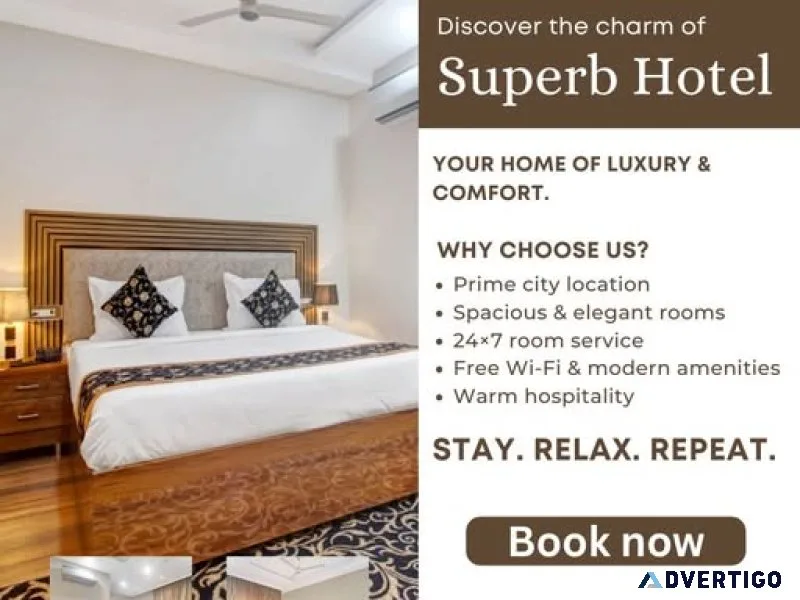 Book luxury rooms in hyderabad | superb hotels