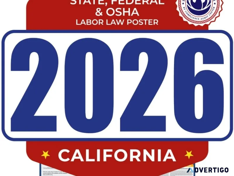 State & federal labor law poster