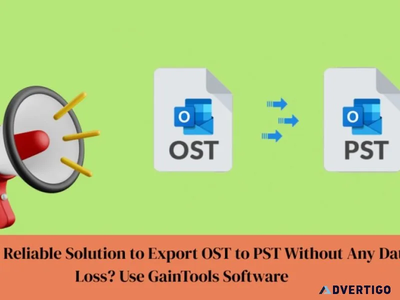 Reliable solution to export ost to pst without any data loss