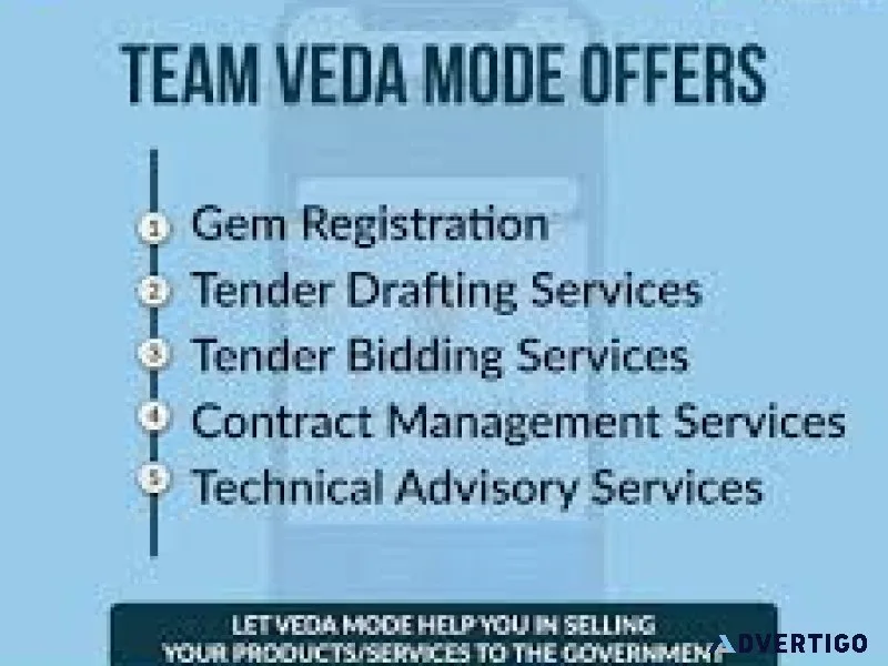 Gem tender in delhi ncr | fast registration & tender support – v