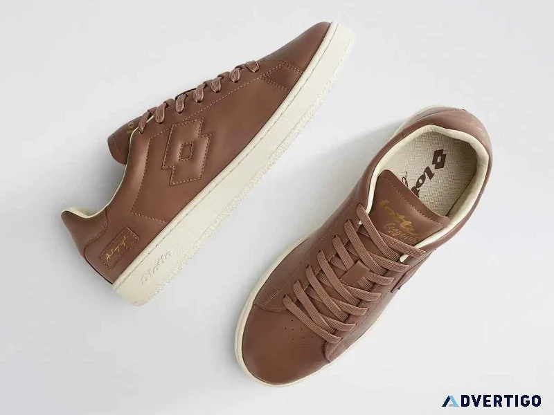 Lotto men leggenda sneakers: premium leather sneakers