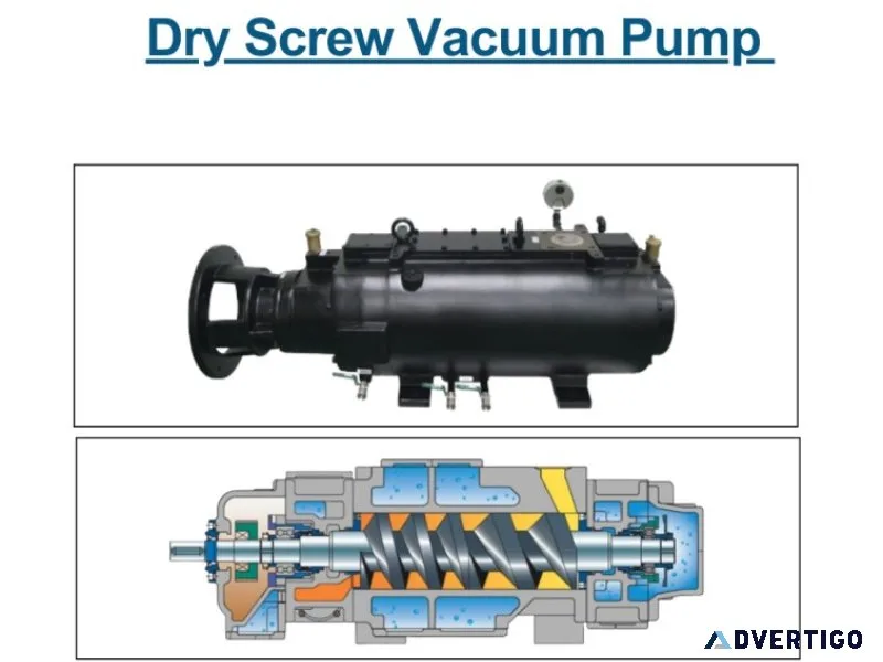 Dry screw vacuum pump | nxtek