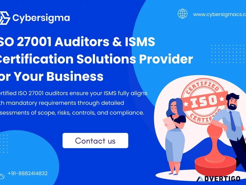 Iso 27001 auditors & isms certification solutions provider for y