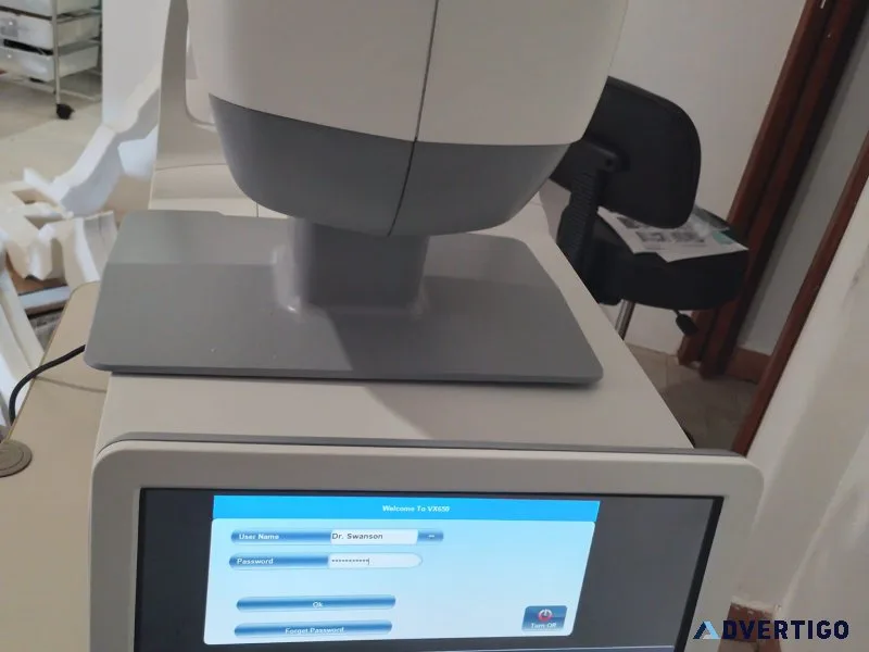 Visionix vx650 multi-modal assessment system