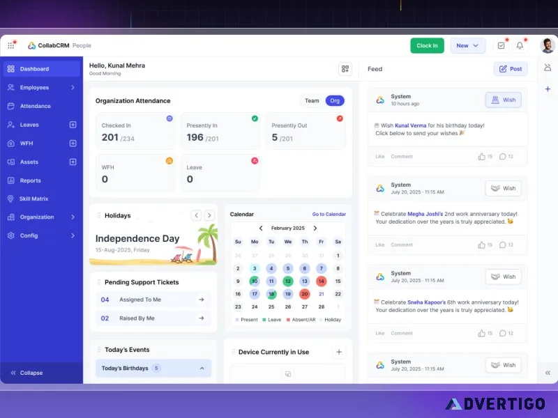 Collabcrm - work management software