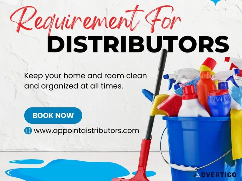 Home care & cleaning products distributors & suppliers required