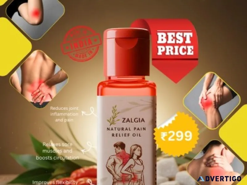 Ayurvedic oil for joint pain relief – zalgia herbal pain relief