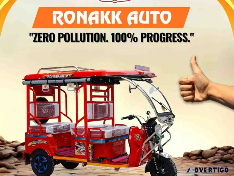 Top best e rickshaw manufacturers in chandigarh