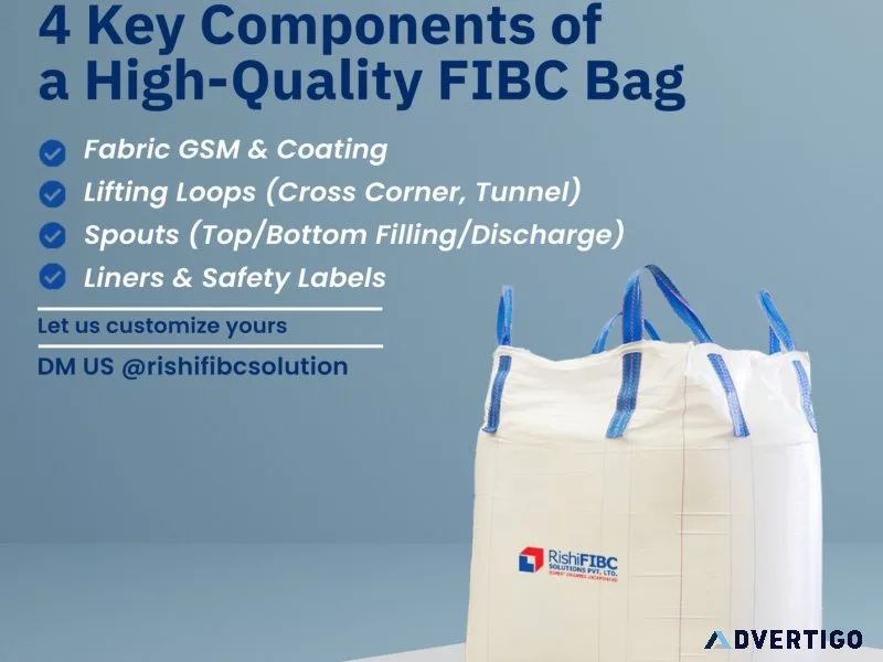Fibc bulk bags for safe and efficient packaging | rishi fibc