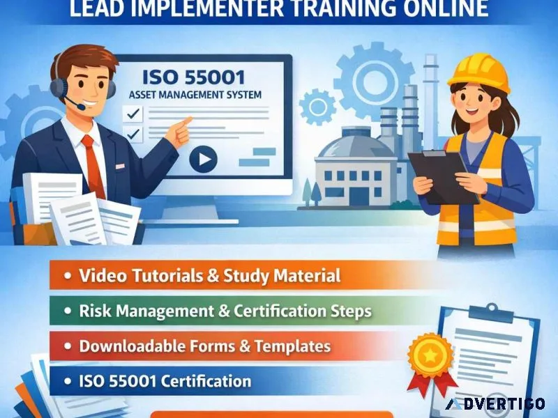 Iso 55001 lead implementer training with certification
