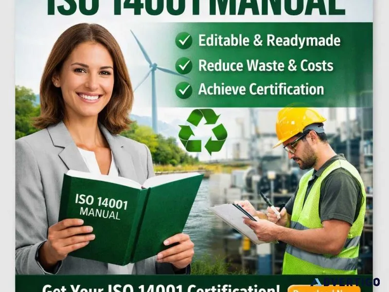 Editable iso 14001 manual for environmental certification