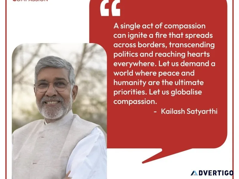 Kailash satyarthi’s call: stand up speak out globalise compass