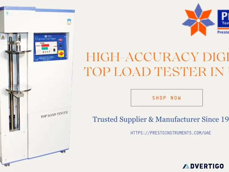 High-Accuracy Digital Top Load Tester in UAE – Best Price Guaran