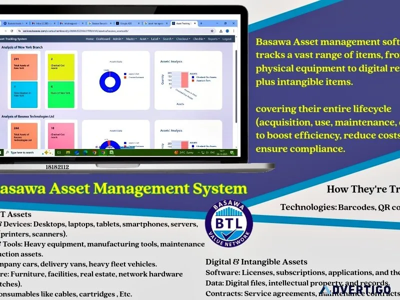 Asset tracking software developer | basawa technologies ltd