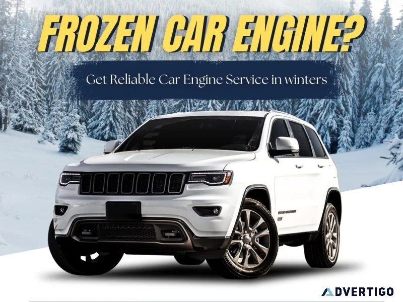 Get expert frozen car engine repair in winters