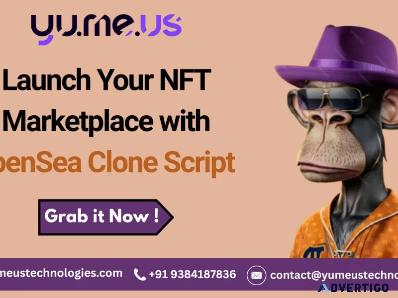Launch your own nft marketplace with opensea clone script