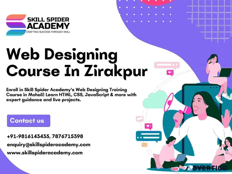 Professional web designing course in zirakpur