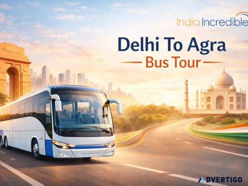 Best delhi to agra bus tour services in india
