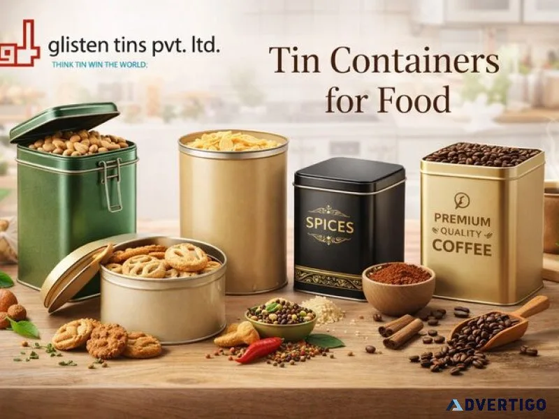 Reputed manufacturer of tin containers for food packaging