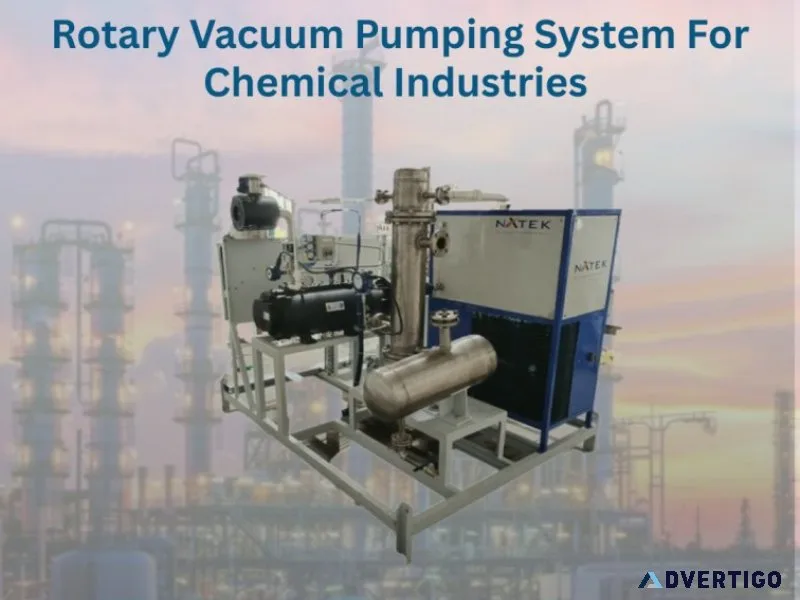 Rotary vane vacuum pumping system for chemical industries|nxtek