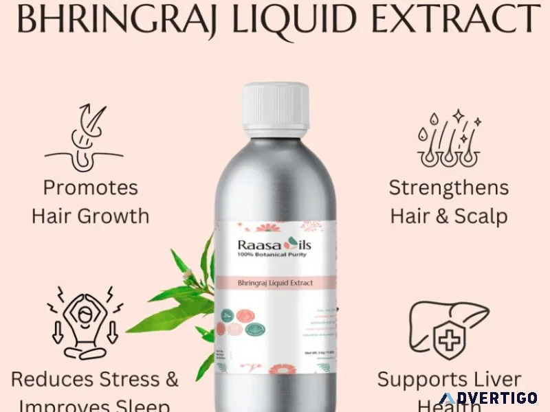 Bhringraj liquid extract – natural hair & skin vitality booster