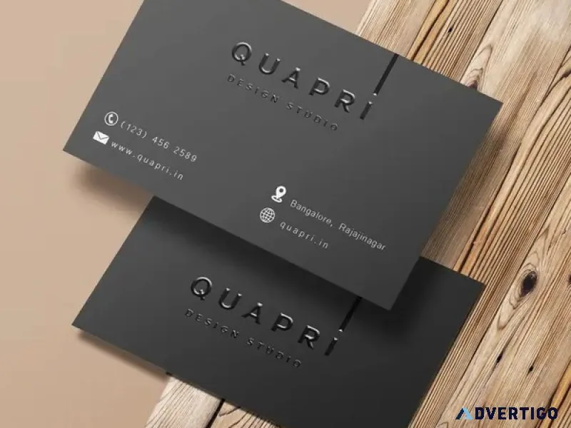 Spot uv business cards