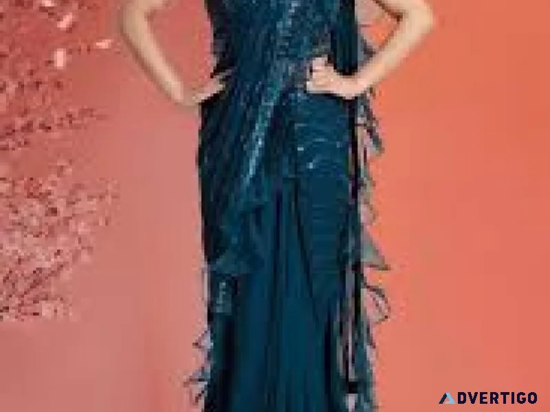 What material is best for readymade stitched sarees?