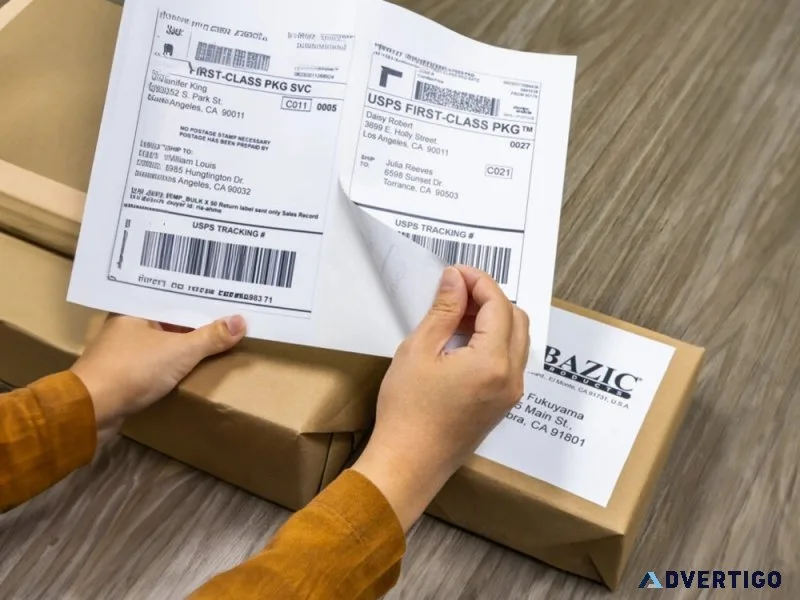 Shipping and mailing labels