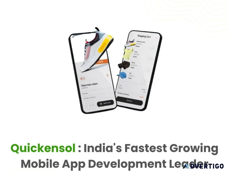 End-to-end custom mobile app development services | quickensol