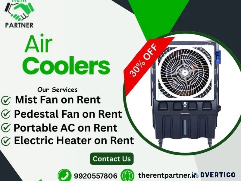 Air cooler on rent in mumbai - affordable cooling