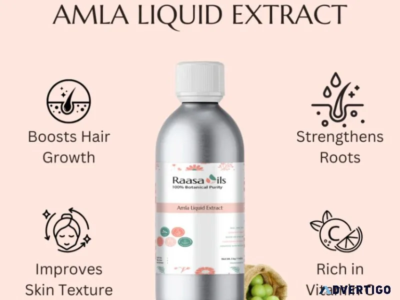 Amla liquid extract for hair & skin care | raasa oils