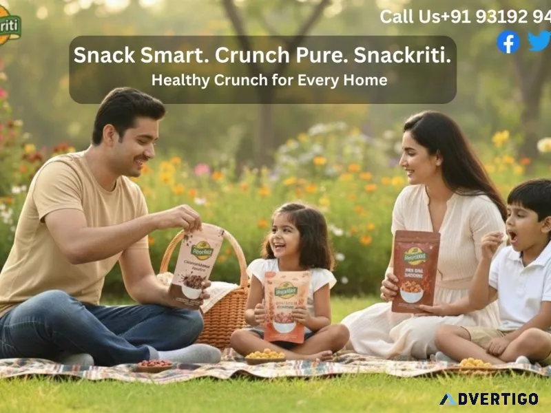 Leading makhana manufacturer in noida | snackriti