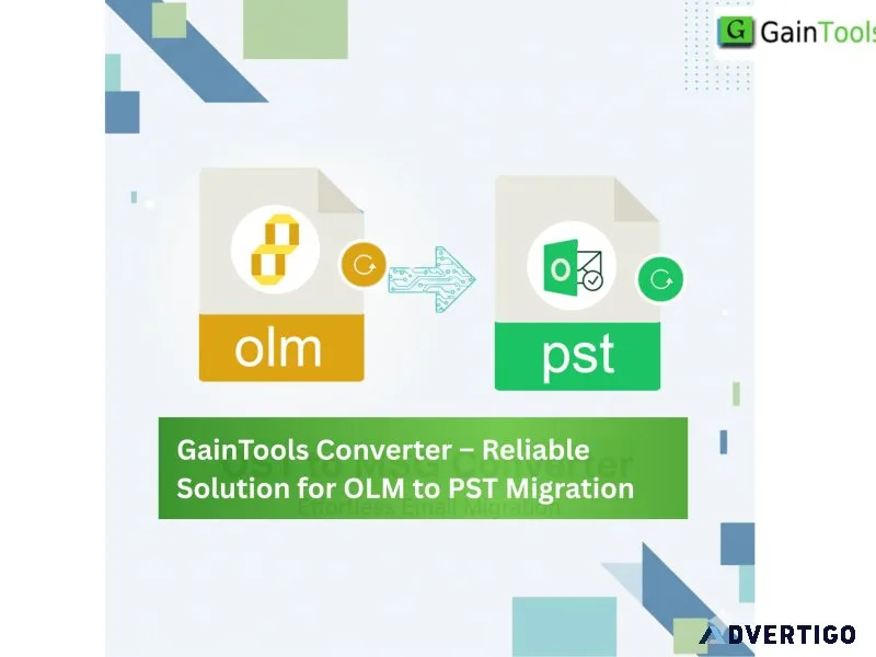 Gaintools converter – reliable solution for olm to pst migration