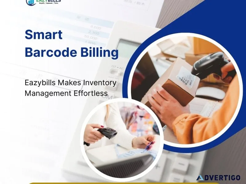 Try eazybills barcode scanner enabled billing software