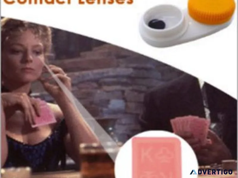 Amazing discount on invisible playing cards contact lens - new