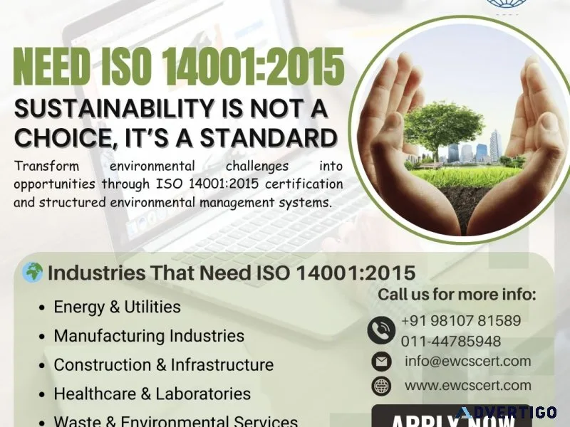 Best iso 14001 certification in delhi