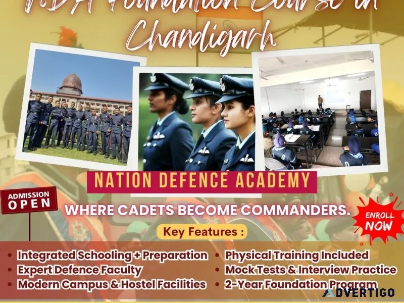 Nda 1 year foundation program in chandigarh