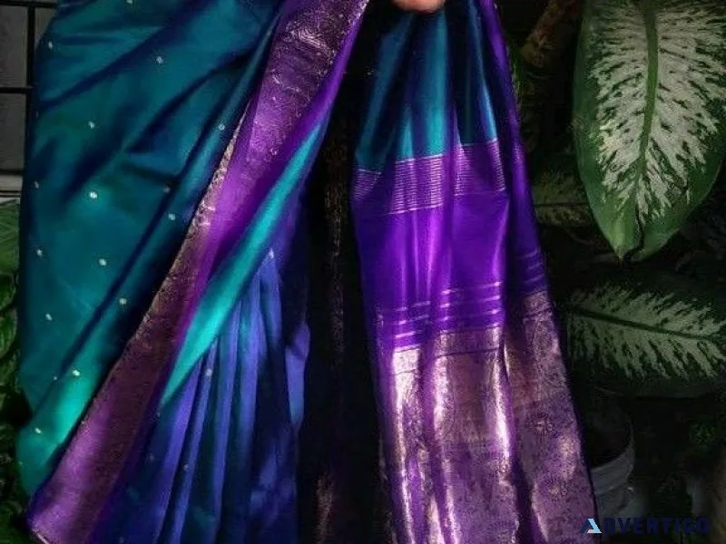 Peacock blue sarees designed for rich, festive, and elegant