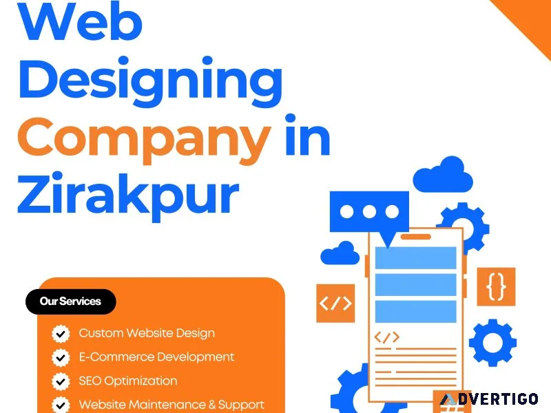 Professional web designing company in zirakpur 