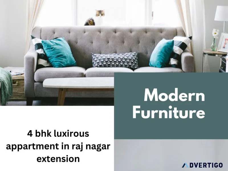 4 bhk luxirous appartment in raj nagar extension