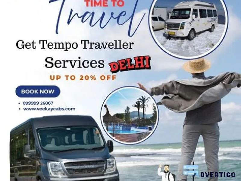 A tempo traveller in ghaziabad is an economy-friendly vehicle