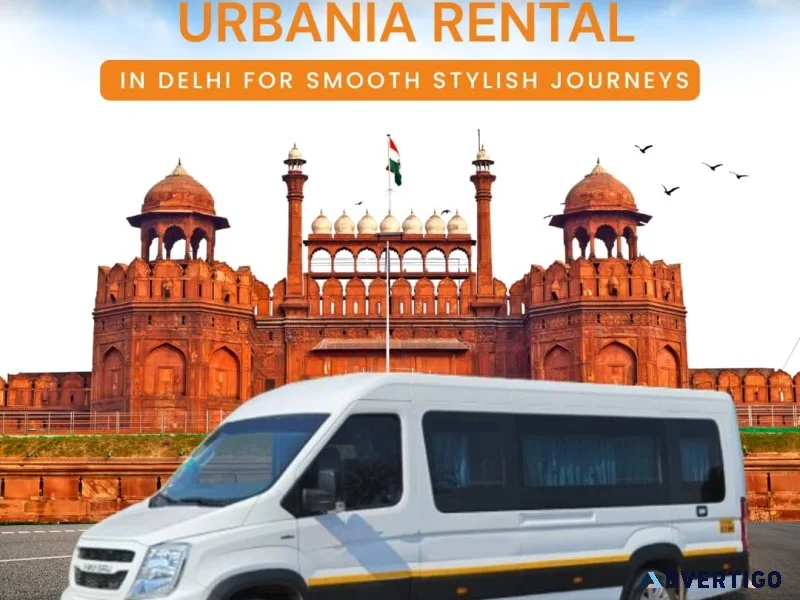 Premium urbania van rental for comfortable group travel in delhi