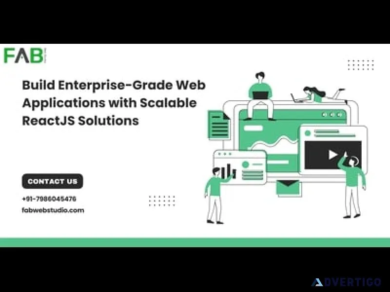 Enterprise-grade reactjs development service for web application