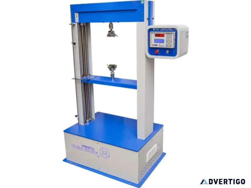 Tensile & compression testing using universal testing machine